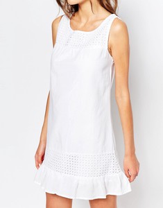 Blanc A-line Dress