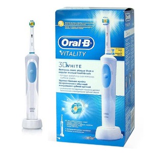 электрическая зубная щетка oral b vitality 3d white