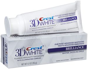 Crest зубная паста 3D white Brilliance