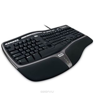 Эргономическая клавиатура Microsoft Natural Ergonomic Keyboard 4000 Black USB