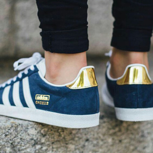 blue sneakers