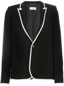 Black Blazer with contrast edging