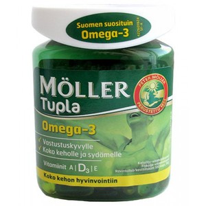 Витамины Омега-3, D и A, E Moller Tupla