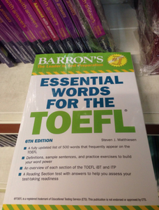 Barron's: Essential words for the TOEFL