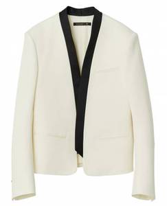 Beige Blazer with contrast edging