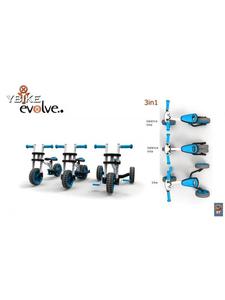 Велобалансир-велосипед-трансформер Y-Bike Evolve Trike Белый-Синий