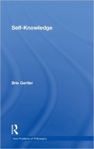 Gertler. Self-Knowledge