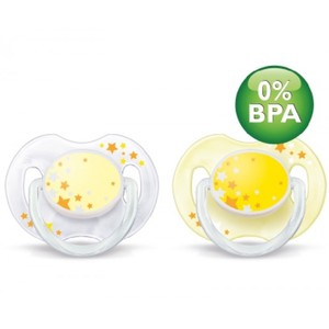 Пустышка силиконовая Avent, 0-6 мес. (2 шт. в уп.)