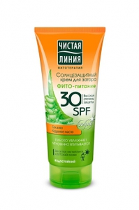 Солнцезащитный крем ЧИСТАЯ ЛИНИЯ 30 SPF