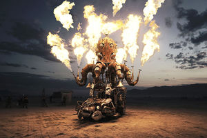 Побывать на фестивале "Burning man"