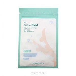 The Face Shop Охлаждающий пластырь для ног Smile Foot, 4 шт