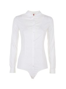 классическая белая рубашка (возможно боди)