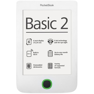 Электронная книга PocketBook Basic II 614, White