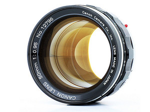 Canon 50mm f/0.95 Dream Lens