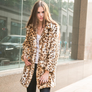 leopard print coat