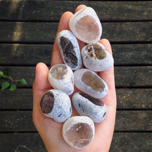 Smoky Quartz Ema Egg Seer Stone