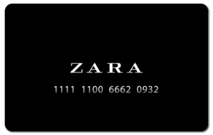 Подарочная карта Zara