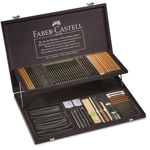 Art supplies PITT MONOCHROME wood case (#112970)