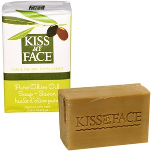 Kiss My Face, Мыло с чистым оливковым маслом, без отдушек