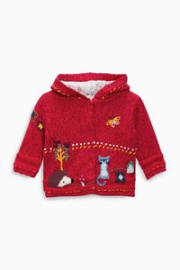 Červený vyšívaný svet NEXT