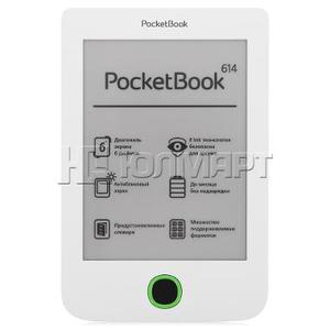 Электронная книга PocketBook 614 Basic 2 6" 4Gb белая