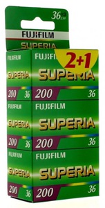 Fuji Superia 200/36x3