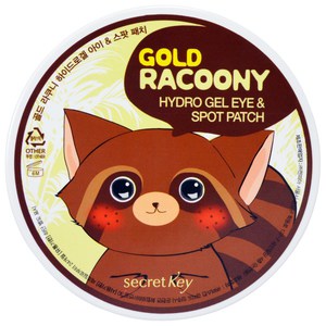 Secret Key, Gold Racoony Hydro Gel Eye & Spot Patch, 90 Pieces