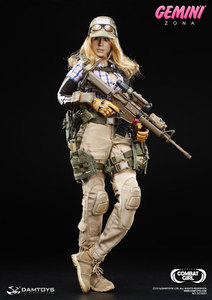 Combat girl action figure