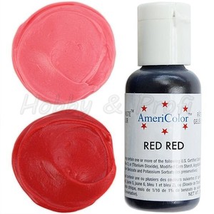 Гелевый пещевой краситель AmeriColor Red Red, 21гр