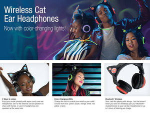 Axent Wear Cat Ear Headphones - беспроводные котонаушники