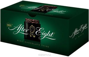 After Eight шоколадные конфеты со вкусом мяты,