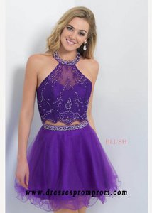 Halter Neckline Sexy Back Two Piece Cocktail Dresses