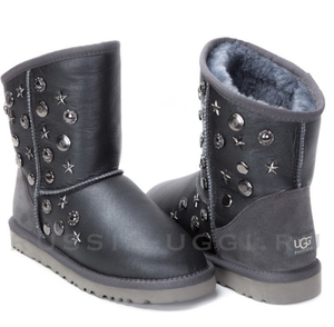 UGG & Jimmy Choo Starlit Metallic Grey