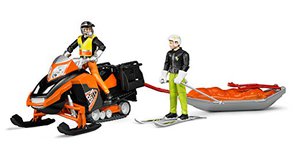 Bruder Snowmobile and Akai Rescue Sledge