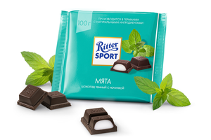 Шоколад мятный Ritter Sport