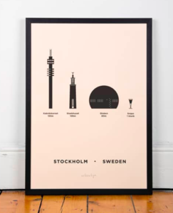 me&him&you Stockholm City Print