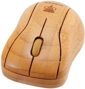 Беспроводная мышь из натурального бамбука