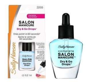 Капли для быстрого высушивания лака "sally hansen nailcare"