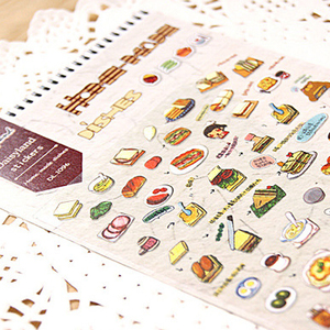 Homemade Food Dishes Stickers