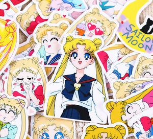 36pcs Self-made Japanese Cartoon Stickers