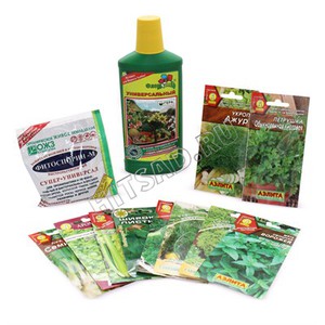 Семена зелени и пряных трав