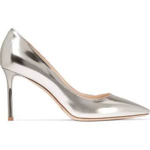 Silver classic pumps