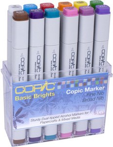 Акварельные маркеры copic