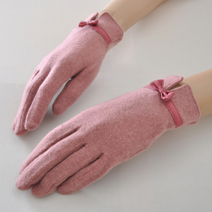 Перчатки облегающие руку "Пыльная роза"