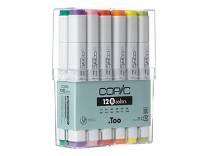 COPIC - 12pc Classic Basic Colors