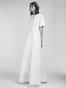 Dress maxi shirt white