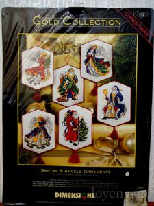 Dimensions Gold Collection 8568 Santas & Angels Christmas ...