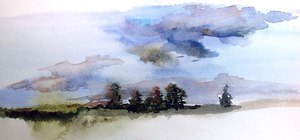 рисовать акварелью каждый день