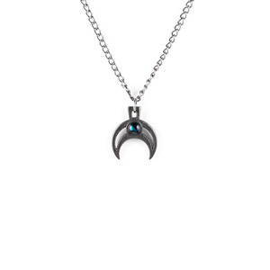 Rhea Necklace in Slate Steel