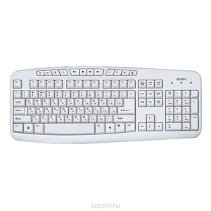 клавиатура SVEN Comfort 3050 White USB